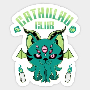 Cathulhu club Sticker